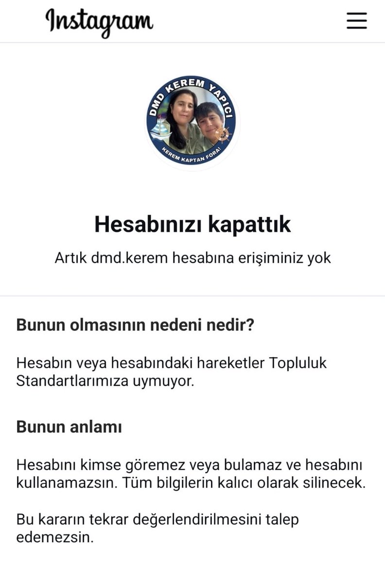dmdkerem's tweet photo. Evladımın sayfası kapandı.😭
Ben sadece oğlum ilacına kavuşsun istedim. Yaşıtları gibi çocuk olabilsin istedim. Tam sesimizi duyurmaya başlamışken sayfamız kapatıldı. Lütfen yedek sayfamızı takip edin paylaşın, bizi yalnız bırakmayın. ❤️🙌🤍 https://t.co/XcKgwu6Ojd