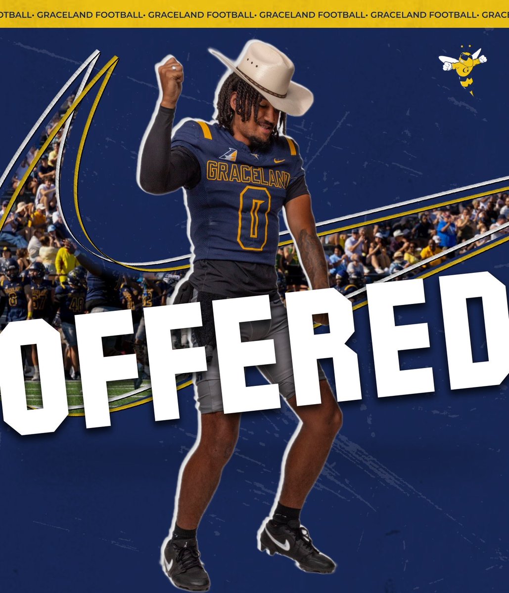 johnmiller_66's tweet photo. After having a great conversation with @DBCoachSD I am blessed to have received my 2nd NAIA offer from Graceland University!💛💙 
#AGTG!!!! https://t.co/wrvBCXCIOJ