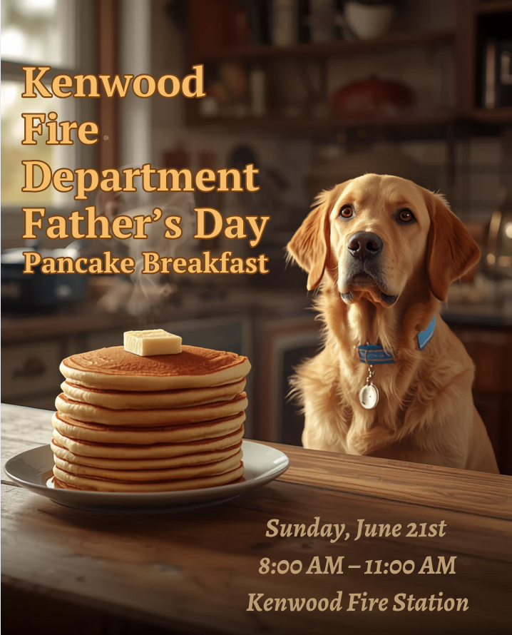 halterproject's tweet photo. Flapjacks aren't for Fido but fathers love them!🥞
We're really looking forward to the Kenwood Firefighters annual Father's Day yummy Pancake Breakfast this weekend. 🤤
Remember, Pancakes are for dads, not dogs. Bring your dad out this Sunday! https://t.co/ZcZqGCOfWZ