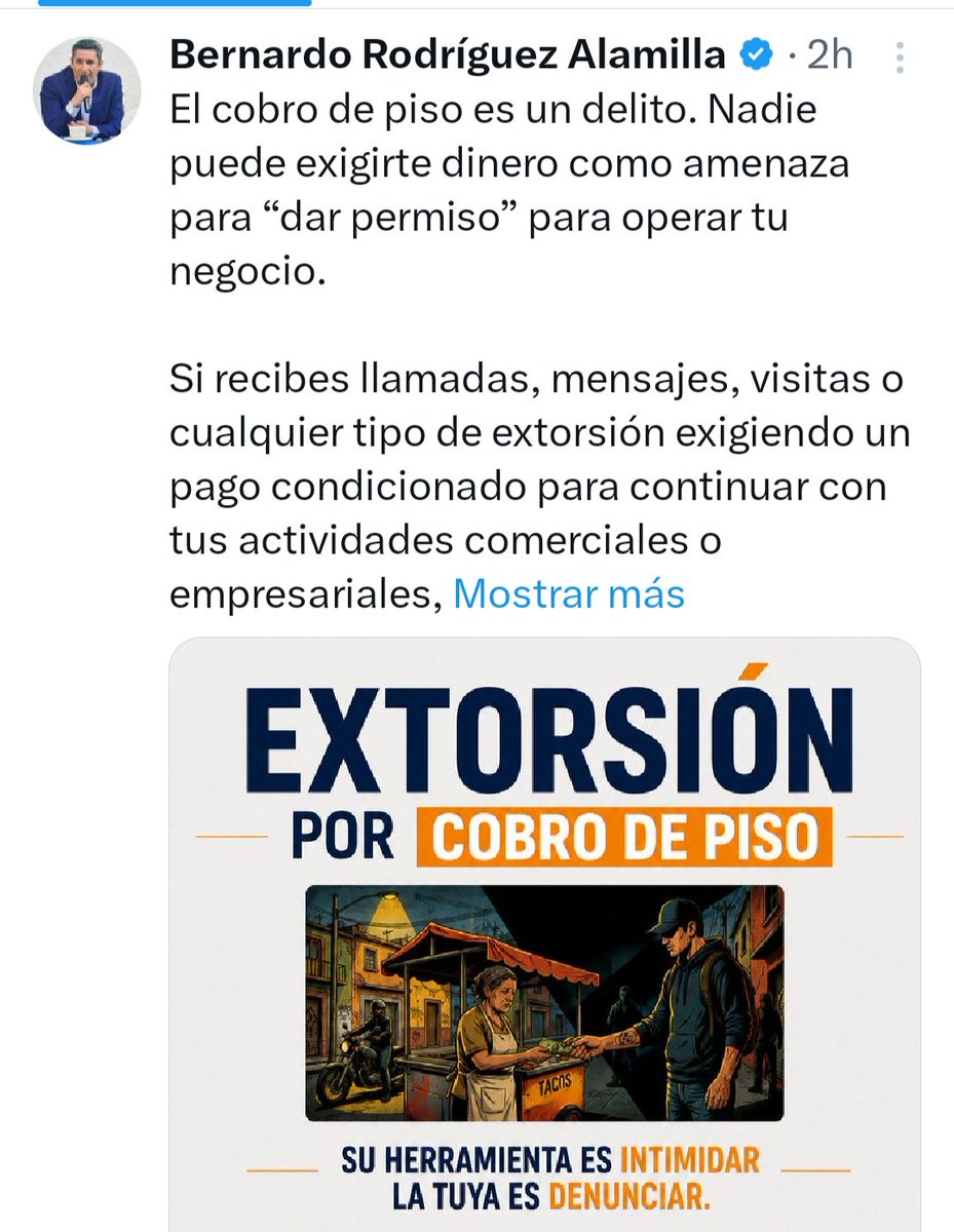 Replica_Tweets's tweet photo. Se lo dicen ustedes o se lo digo yo al @FiscalOaxaca @FISCALIA_GobOax ; está contra el cobro de piso, o sea, contra la actividad delictiva de @noejaracruz hermano de @salomonj 😂😂😂

Apenas lo vimos en el mercado de la Reforma, dónde el fiscal nunca llegó atender la #extorsión https://t.co/anDmAGsy6E