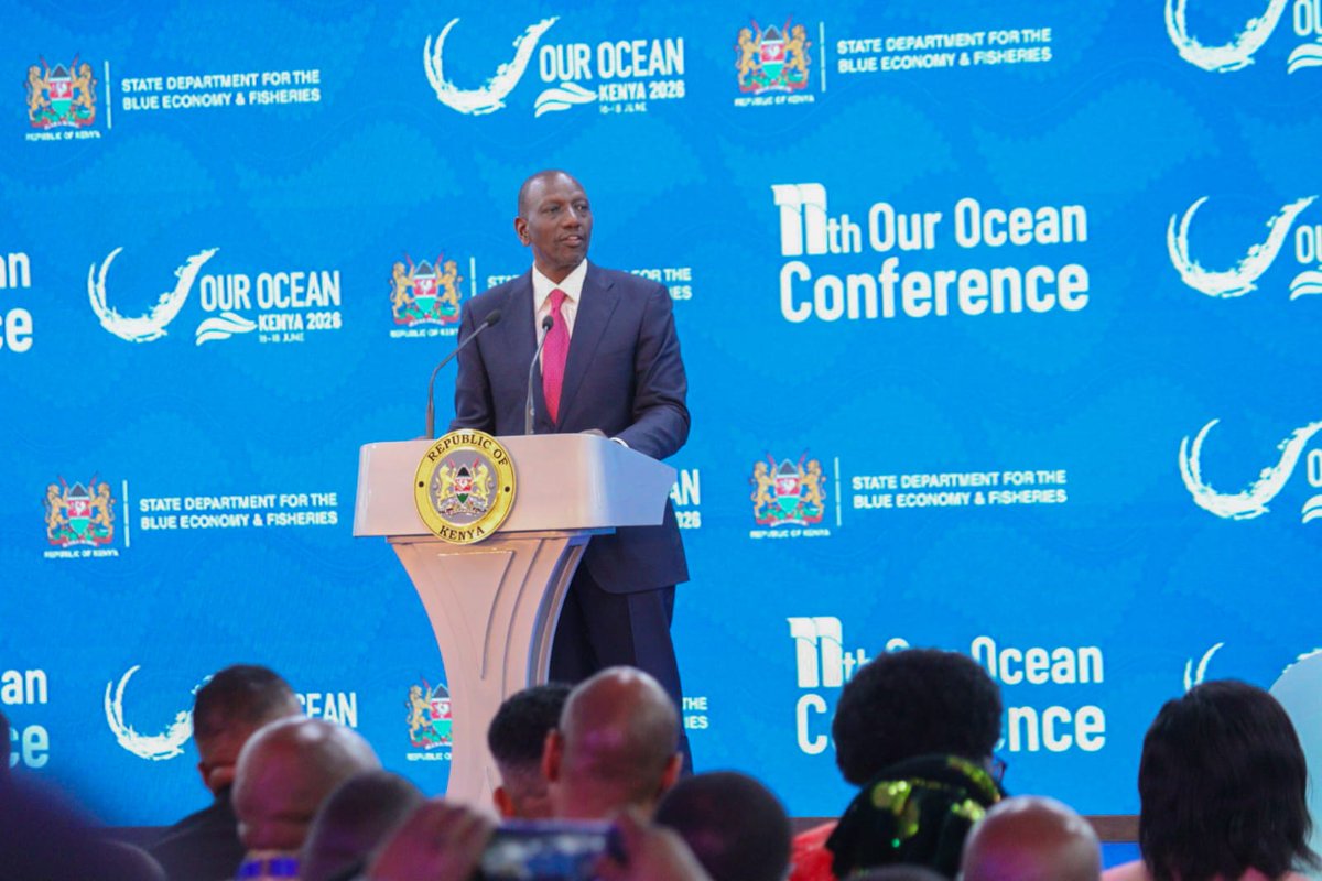 blueradioKe's tweet photo. As the curtains closed on the 11th Our Ocean Conference in Mombasa, Kenya used the closing ceremony to call for a shift from pledges to implementation, investment, and measurable impact.

Speaking during the ceremony, @PS_Betsy_Njagi said Kenya’s hosting of the conference had demonstrated that ocean protection and economic development are not competing priorities.

The PS pointed to the introduction of the first-ever Business and Investment Forum in the conference’s history as part of efforts to connect global commitments with private capital, innovation, and enterprise.

She also highlighted the participation of more than 150 young leaders, alongside scientists, researchers, and innovators, describing their contribution as key to shaping the future of ocean action.

“Kenya has shown that the blue economy is not merely a conservation agenda. It is an economic agenda, a jobs agenda, and a future generation agenda,” she said.

@Blue_Economy_F @MiBeMa_2022 

#OurOceanKenya #OurOceanConference #OOC11