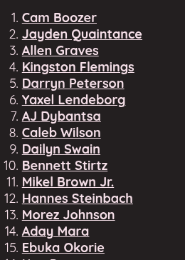 baxaxooraay's tweet photo. probably my 2026 nba draft board, i didn't finish the notes or the page but here's the link anyway (the jq dp and wagler sections are done) https://t.co/0VMNwWsnJP https://t.co/hBHqDEQgXa