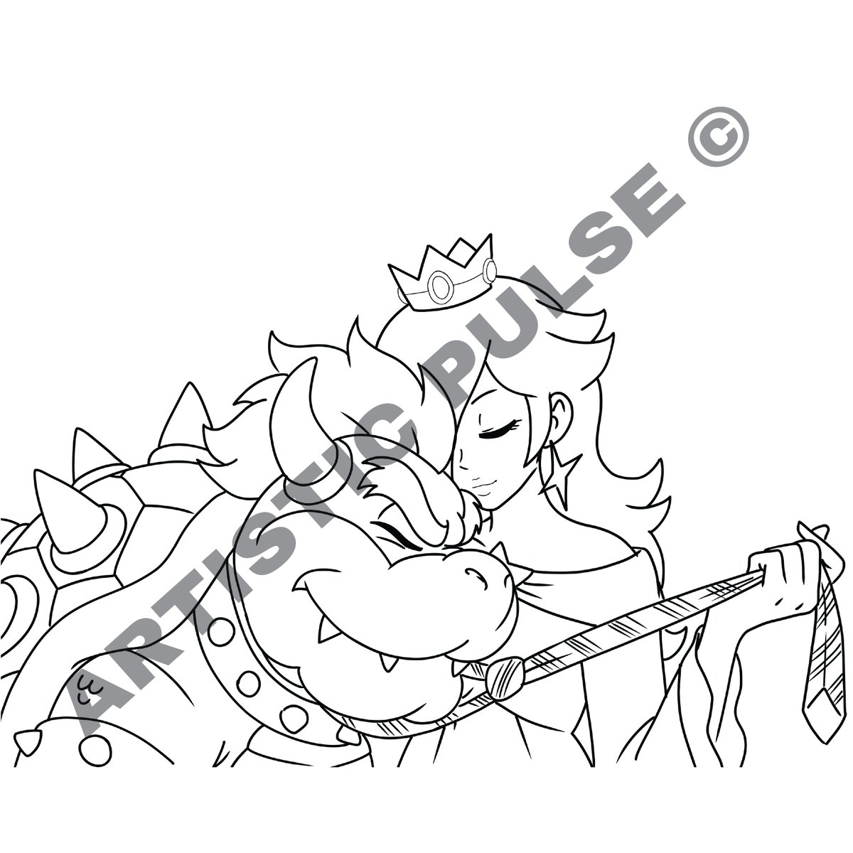 artisticpulse69's tweet photo. Bowser finally found a reason to behave. 💙👑
A wholesome moment between Bowser and Rosalina from the Mario universe.
🎨 Fan Art by me

#Bowser #Rosalina #MarioFanArt #Nintendo #SuperMario #FanArt #DigitalArt #Illustration #GamingArt #ArtistOnTwitter #GameArt #MarioUniverse #NintendoFanArt #BowserFanArt #RosalinaFanArt