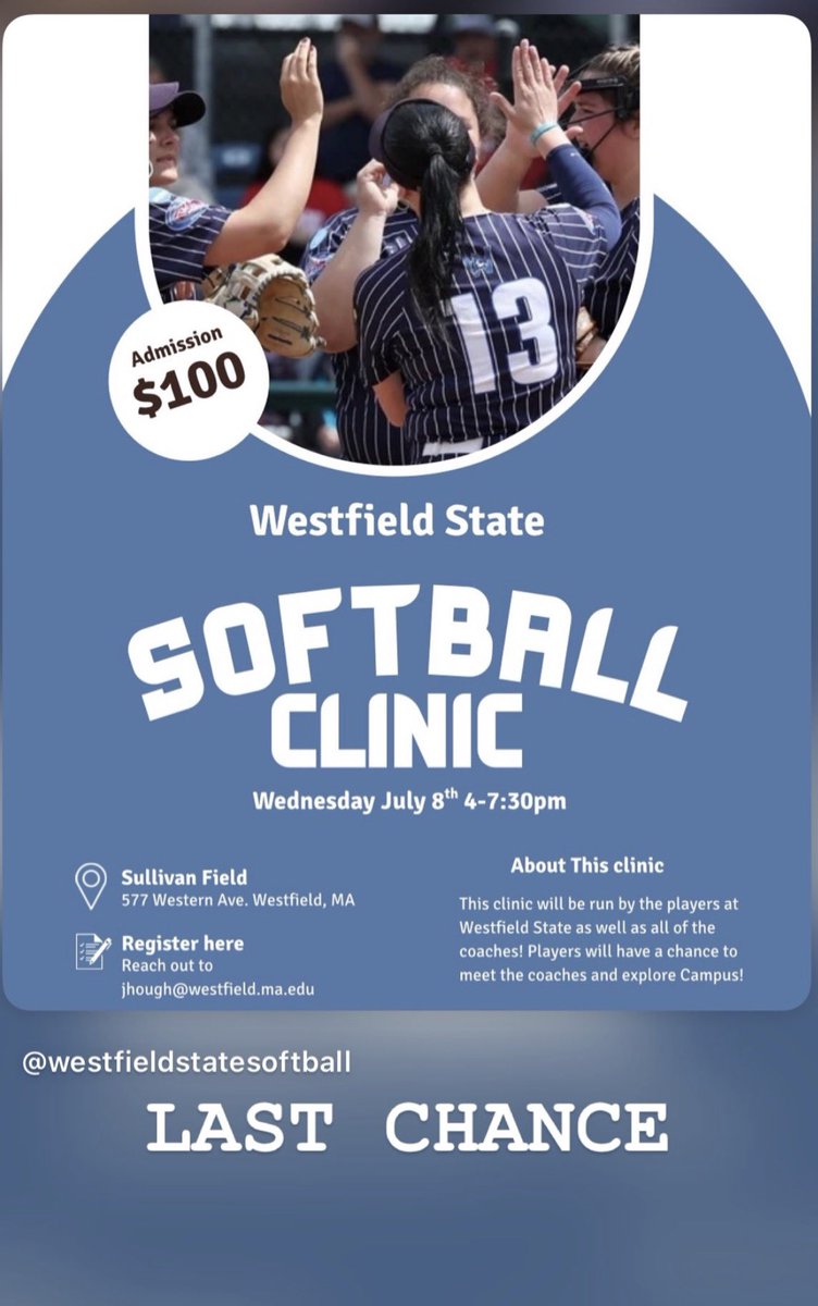 CoachHough413's tweet photo. Getting close… We keep our numbers low so that we can maximize your experience.  Reach out…
Message us or email..
jhough@westfield.ma.edu https://t.co/tdEFMBO0VK