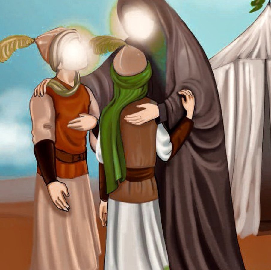 DarkKnight_M27's tweet photo. Peace be upon lady Zainab s.a and Abdullah bin Jaffar e Tayyar a.s who sacrificed their sons Aun a.s and Muhammad a.s on Imam Hussain a.s.
#Shehzady_AunOMuhammad https://t.co/CORNq1JPFl