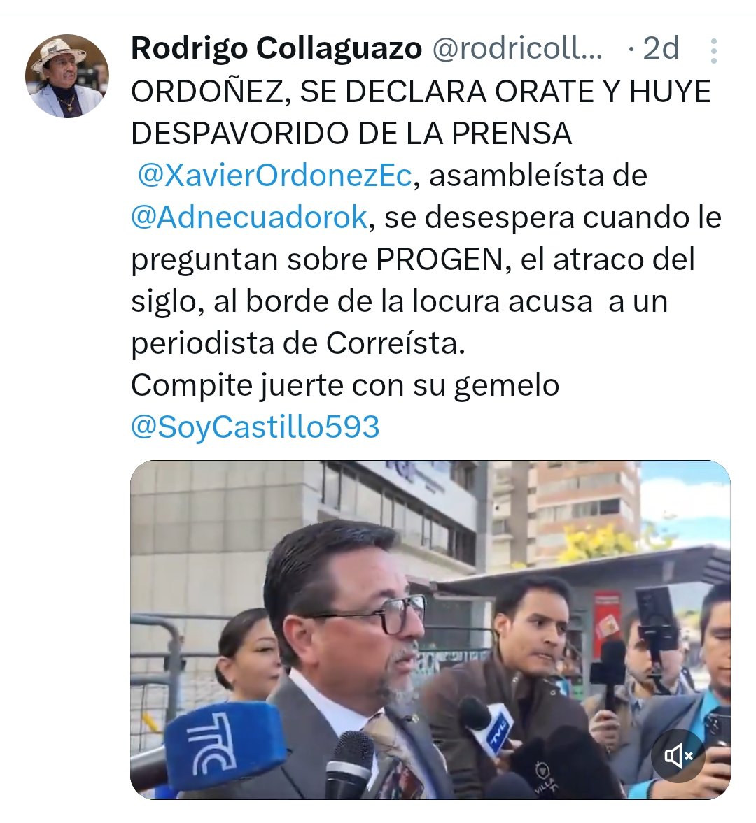 Rodrigo Collaguazo tweet media