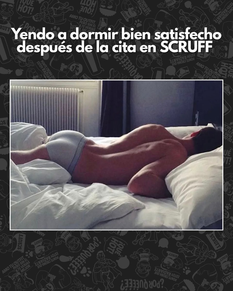 SCRUFFlatino's tweet photo. Responde con un ❤️ si eres de los que duerme satisfecho después de quedar llenito 💦💦💦 🍑 

#SoloEnScruff https://t.co/gJv0JrtGO6