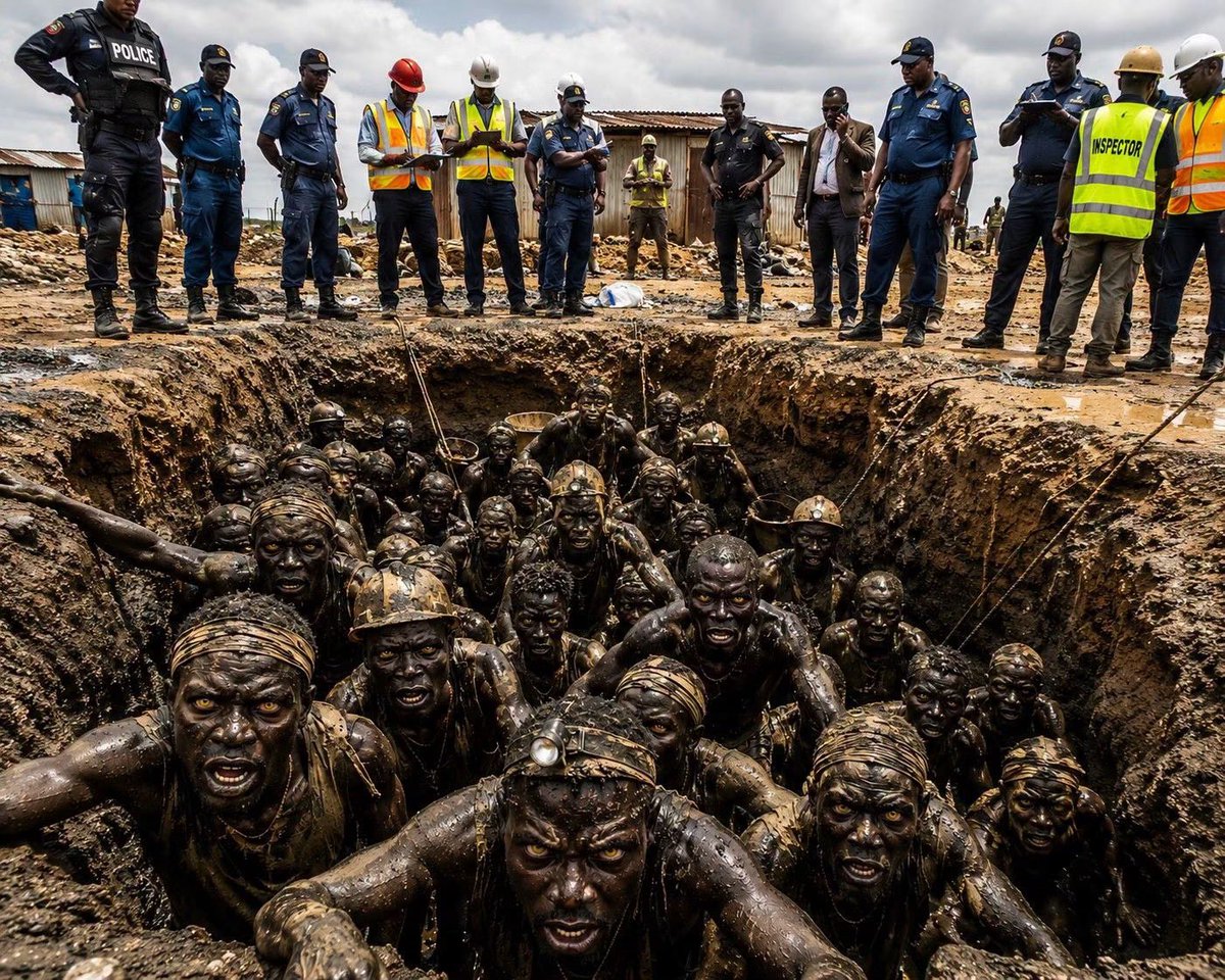 Motlatsi_RC's tweet photo. 🔴ZAMA ZAMAS: WHAT THE HELL IS GOING ON IN SOUTH AFRICA?🔴 

19 June 2026 
By Paul Hattingh 

South Africa has conducted thousands of arrests linked to illegal mining.

The problem keeps growing.

That is where the story begins.

Not with the miners.

With the contradiction.

If the response is working, why does the industry remain so large?

If the industry remains so large, what is missing from the response?

Those questions matter because illegal mining is no longer a small criminal problem.

It has become a national one.

🔴 THE COUNTRY KNOWS THE FACES AT THE BOTTOM

South Africans have seen the images.

Men emerging from mine shafts.

Mass arrests.

Deportations.

Police operations.

Seized equipment.

The public has become familiar with the people at the bottom of the chain.

Much less is known about the people at the top.

Yet illegal mining requires far more than a man with a shovel.

Someone supplies food.

Someone supplies explosives.

Someone moves the gold.

Someone buys the gold.

Someone launders the money.

Someone profits.

The larger the operation becomes, the harder it is to believe that extraction is the whole story.

A criminal economy survives because many parts connect.

🔴 FOLLOW THE PATH OF THE GOLD

Gold has value only when it reaches a buyer.

That means the mining itself is only the first step.

The second step is transport.

The third step is sale.

The fourth step is integration into the legal economy.

At every stage, people make decisions.

At every stage, somebody earns money.

Reports over many years have pointed to smuggling networks, organised criminal groups, money laundering schemes and international markets linked to illegal gold flows.

Dubai is frequently mentioned in reporting on illicit African gold trade.

The exact scale remains disputed.

The pattern does not.

Gold leaves.

Money returns.

The question is who controls the route between those two points.

🔴 THE HARD QUESTION

The public discussion often focuses on illegal miners.

That is understandable.

They are visible.

The organisers are not.

Suppose every illegal miner disappeared tomorrow.

Would the criminal networks disappear too?

Or would they simply recruit replacements?

That question changes the focus.

It shifts attention from labour to organisation.

From workers to networks.

From symptoms to causes.

🔴 THE STRONGEST COUNTERARGUMENT

There is an important reality that cannot be ignored.

Many illegal miners come from conditions of severe poverty.

Some are former mine workers.

Some are migrants looking for work.

Some enter illegal mining because legal opportunities are scarce.

That matters.

It explains part of the problem.

It does not explain all of it.

Poverty may explain why somebody enters a shaft.

It does not explain international smuggling networks.

It does not explain organised violence.

It does not explain money laundering.

It does not explain armed syndicates.

The existence of poverty does not remove the existence of criminal organisation.

Both can be true at the same time.

🔴 THE NUMBERS ARE LARGE ENOUGH TO DEMAND ANSWERS

Estimates over the years have suggested tens of thousands of illegal miners operating across South Africa.

Thousands of abandoned mine openings remain difficult to secure.

Industry estimates have placed economic losses in the billions of rand annually.

The precise figures vary depending on methodology.

The broader conclusion does not.

The problem is large.

Very large.

Large enough to affect communities, investors, mining companies, law enforcement and taxpayers.

🔴 WHAT HAS THE STATE ACHIEVED?

The honest answer is that there have been successes.

Operations such as Vala Umgodi have resulted in arrests, seizures and disruptions.

To ignore that would be unfair.

The harder question is whether those successes are changing the overall trajectory.

If the industry continues operating on a massive scale, then disruption alone may not be enough.