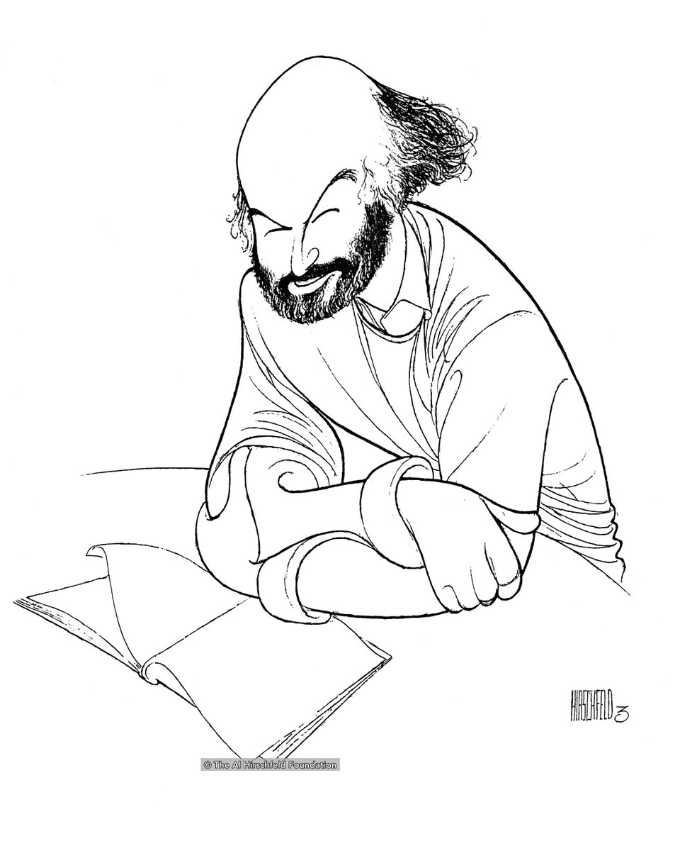 AlHirschfeld's tweet photo. #RIP James Burrows

James Burrows was one of the most prolific television directors of all time and directed dozens and dozens of shows, many of them drawn by Al Hirschfeld. 

Images:
James Burrows, 1991
Friends, 2001
Will and Grace, 2000
Cheers, 1990
Frasier, 1996 https://t.co/5kFvTRAZwP