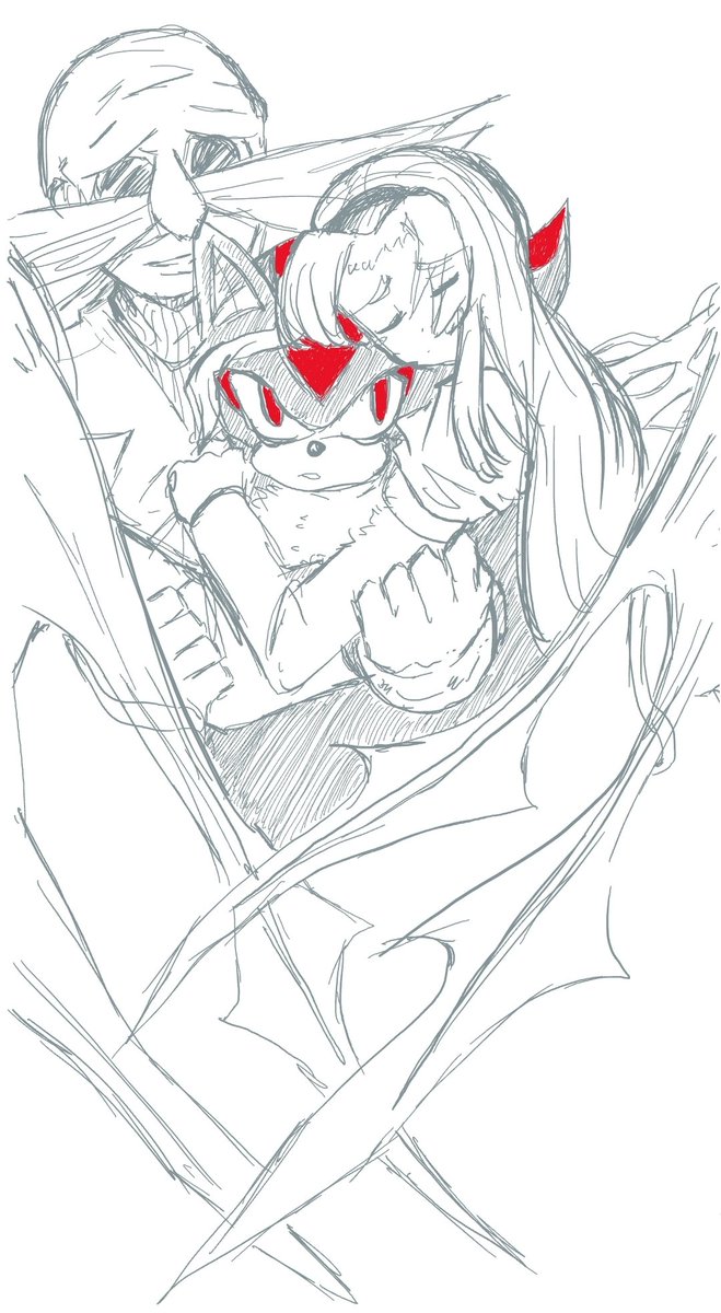 Fehize_Xian's tweet photo. One of my favorite video game characters and his precious family were made on this date!
Doodled this watching the remnants of the tropical storm move to my south~ I'm not the best with digital art. Or space eldritch sons.
#ShadowtheHedgehog #MariaRobotnik #GeraldRobotnik https://t.co/0MXCvkqEc6