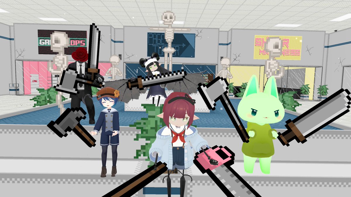 usausagiVR's tweet photo. 1週間ぶりのワールド巡り～深夜テンションで終わってる会話を某青りんごとアフタヌーンティーで水に流すなどしました https://t.co/ncvmbvbDu8