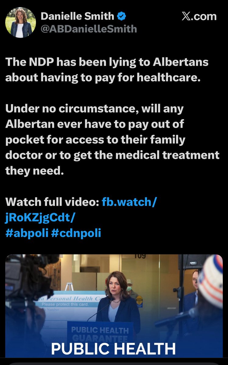 MargTokar's tweet photo. Had @ABDanielleSmith @UCPCaucus told the truth…THEY WOULD HAVE LOST THE ELECTION. 

They have no mandate for this. 
CALL AN ELECTION NOW. https://t.co/2JbN2tzAWz