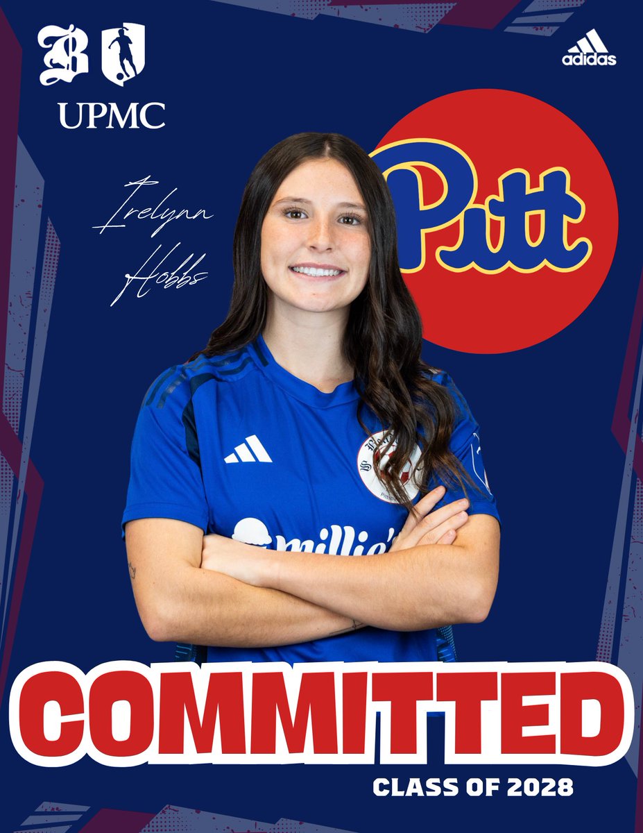 BeadlingSoccer's tweet photo. Congratulations to Irelynn Hobbs of the 2010 GA team on her commitment to University of Pittsburgh! Irelynn will be a 2028 grad! #weartheb https://t.co/GoTdcj2ZZh
