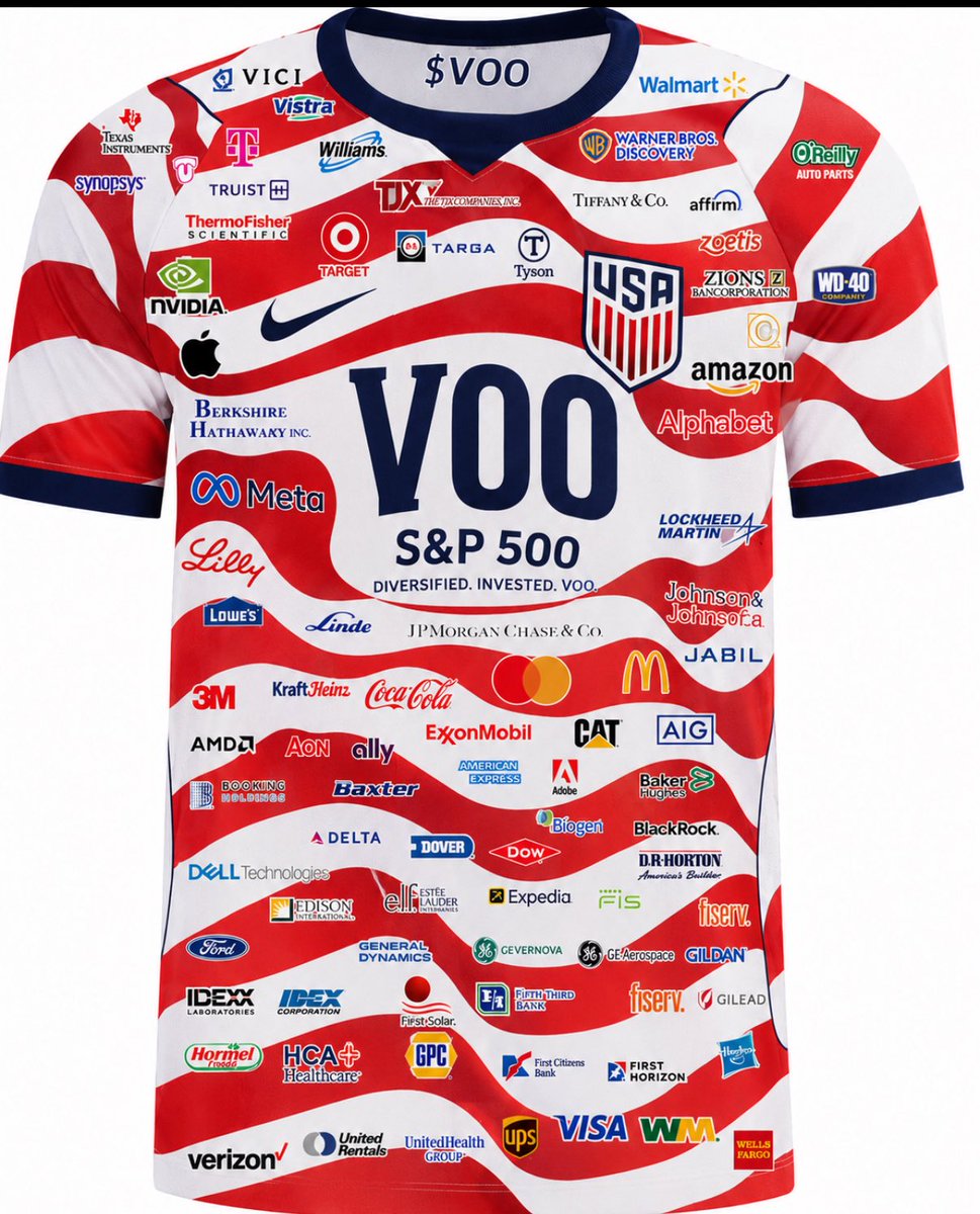 InvestingAddict's tweet photo. The United States national team missed a huge opportunity to represent the S&amp;P 500. https://t.co/GvZ1T5IX3u