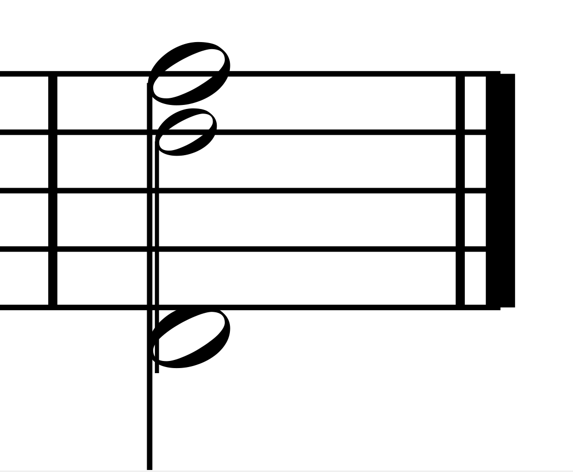 nealshoemaker's tweet photo. 538 in Trinity Psalter Hymnal. In digital and print. End bar line looks strange. The smaller middle note of chord is not a problem, but the offset and its abnormally long stem are. https://t.co/yMREI2ohDS