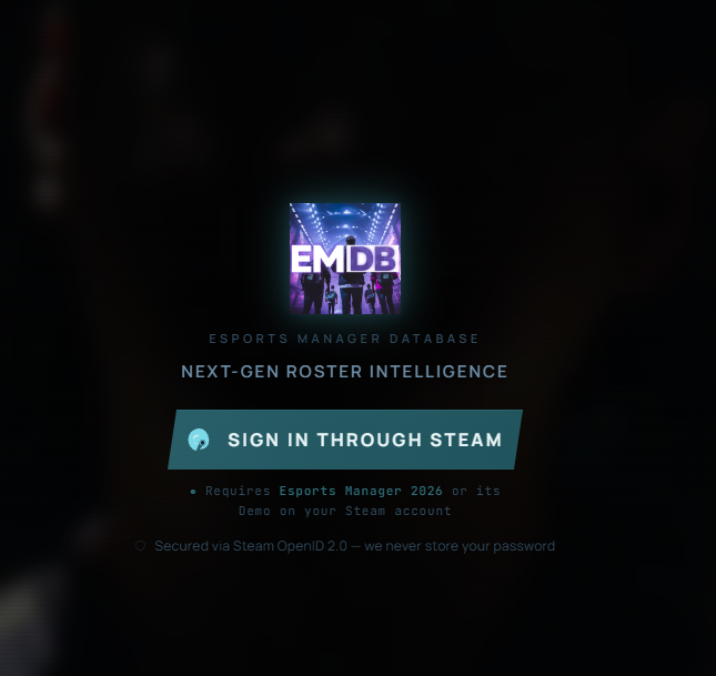esportsmanager's tweet photo. https://t.co/OfWU8bFE40 has opened for everybody. From now on, you can start building your databases for the upcoming release.
You can like/dislike, share, view, delete as well, and of course copy existing ones to not start from scratch, and check #databases channel in discord. https://t.co/dsADkB0Da5