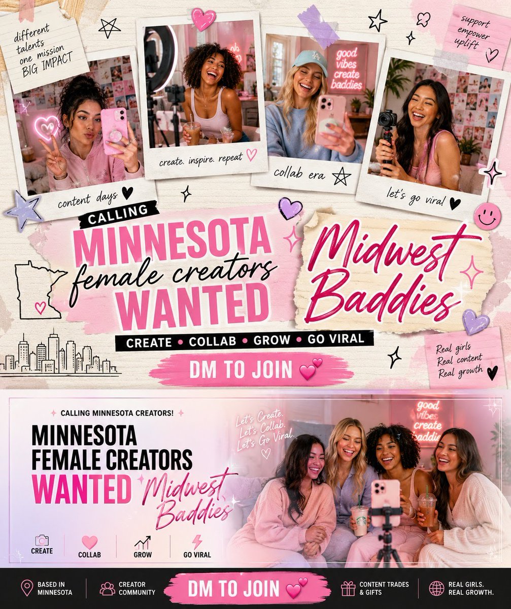 redheadedsiren2's tweet photo. 💖 Minnesota Adult Creators 💖

Looking for creators interested in collabs, content trades, networking, content days, and growth opportunities.

OF • Fansly • Models • Streamers • Cam Models

📩 DM me for the Telegram link!

#MinnesotaCreators #AdultCreators #SWTwitter https://t.co/OeKXZbc7Dw