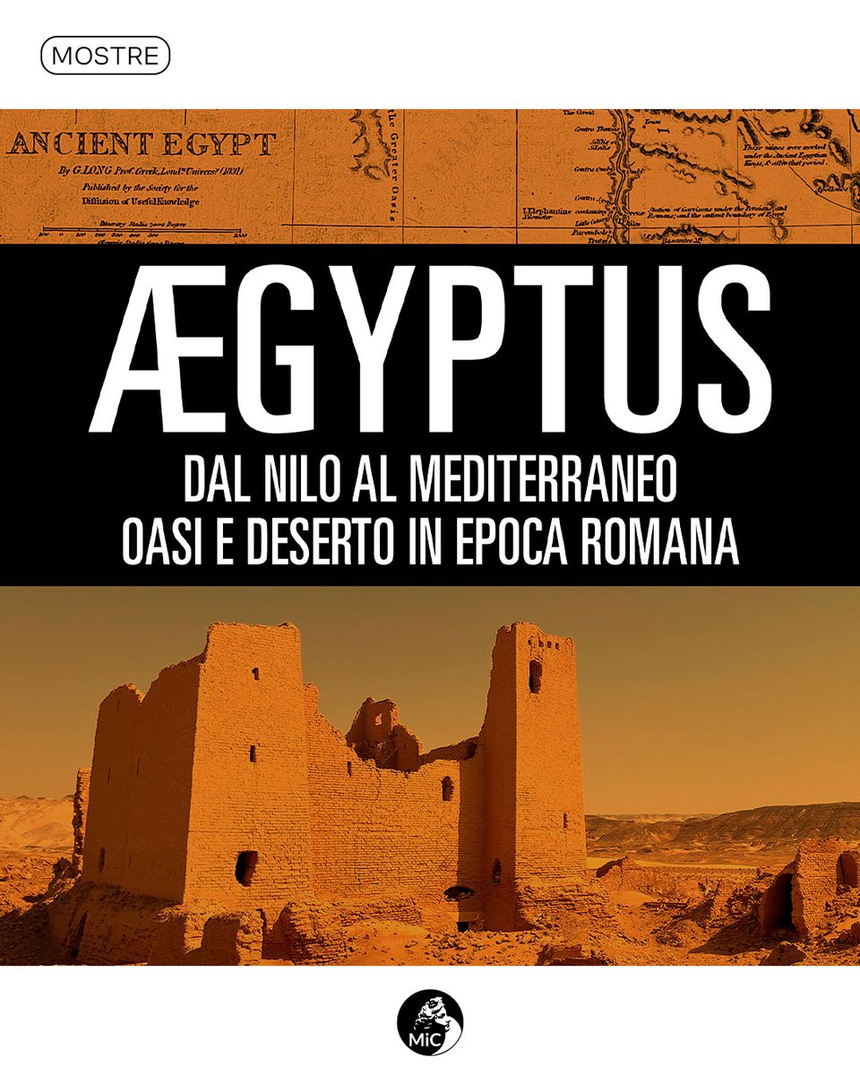 MiC_Italia's tweet photo. Dal 3 luglio al 15 novembre 2026 il Museo Nazionale Romano ospita AEGYPTUS, mostra immersiva promossa dal Ministero della Cultura che racconta la presenza romana nel deserto egiziano tra ricerca, innovazione e nuove tecnologie.
🔗https://t.co/fYZ0cLod8J https://t.co/1Z90Yokdme