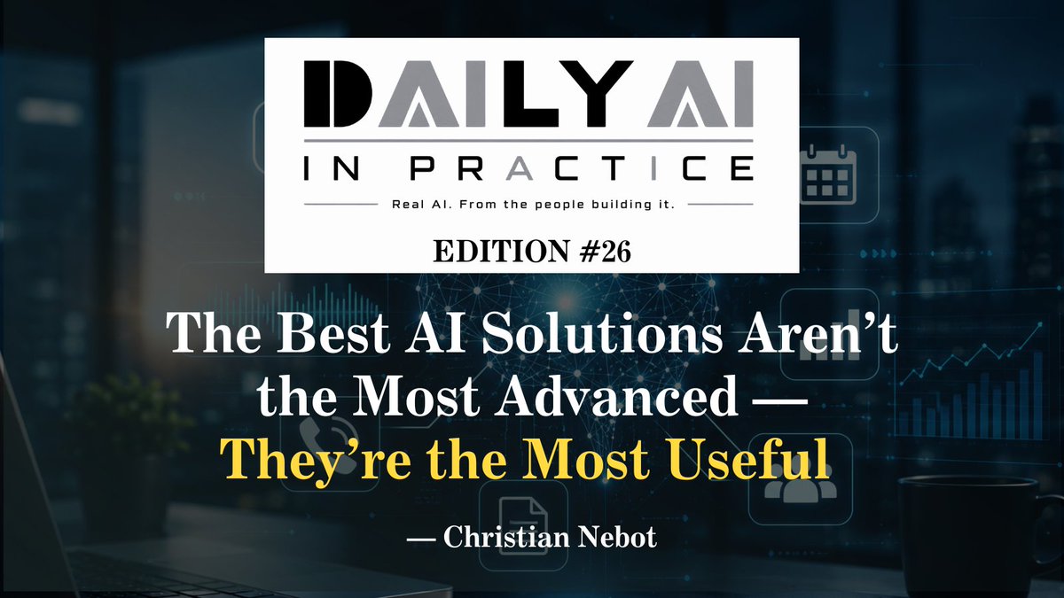 QITresourcing's tweet photo. The future of enterprise AI won't be defined by the smartest models.

It will be defined by the systems people actually trust and use.
Read ⤵️
https://t.co/te9WV2yBNl

#AI #GenerativeAI #VoiceAI #Automation #EnterpriseAI #ArtificialIntelligence #AIEngineering #DailyAIinPractice https://t.co/422mu0krK1