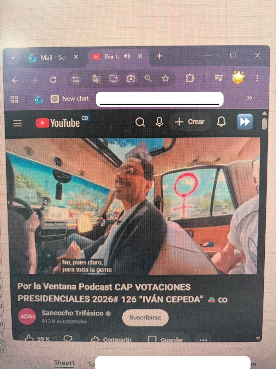 tayswiftctg's tweet photo. En el trabajo pero apoyando a mi futuro presidente 🫰🏻🌸

#IvanCepedaEnPorLaVentana #NoALaCensura #VotoDecente #PorLaVentana #IvanCepeda https://t.co/sA4ipimoUv