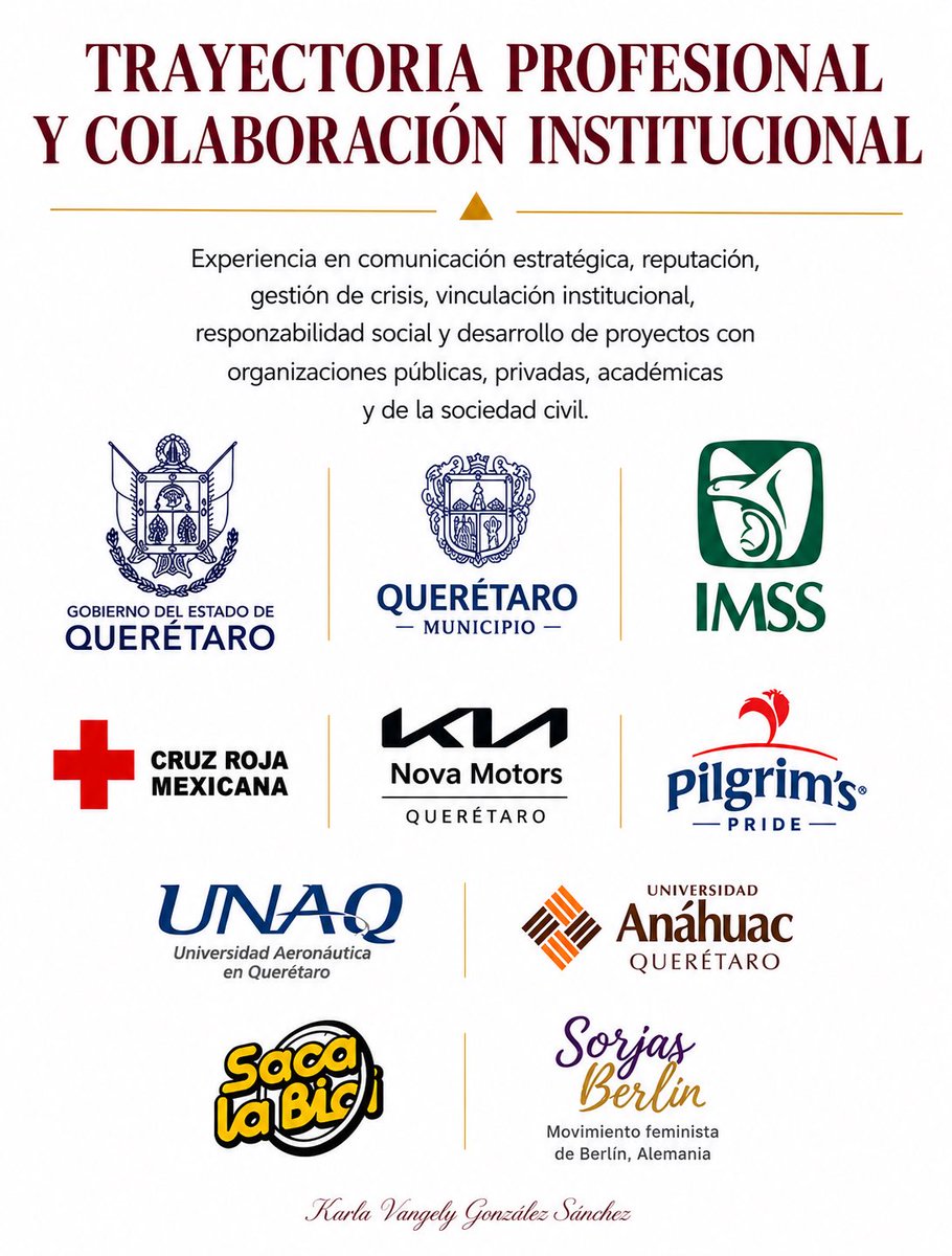 KarG2410's tweet photo. A los 20 años inicié mi camino profesional en la comunicación sin imaginar que me llevaría a colaborar con organizaciones del sector público, privado, académico y social, dentro y fuera de México. Cada proyecto ha ampliado mi visión sobre la comunicación intrapersonal, interpersonal, organizacional e internacional, confirmándome que comunicar es, ante todo, construir puentes de entendimiento e integrar comunidades alineadas a un propósito. 

Agradezco la confianza de cada una de las organizaciones que me han permitido formar parte de sus retos, procesos y transformaciones. Cada experiencia ha dejado aprendizajes que hoy siguen fortaleciendo mi forma de entender la comunicación, la reputación y la gestión de crisis.