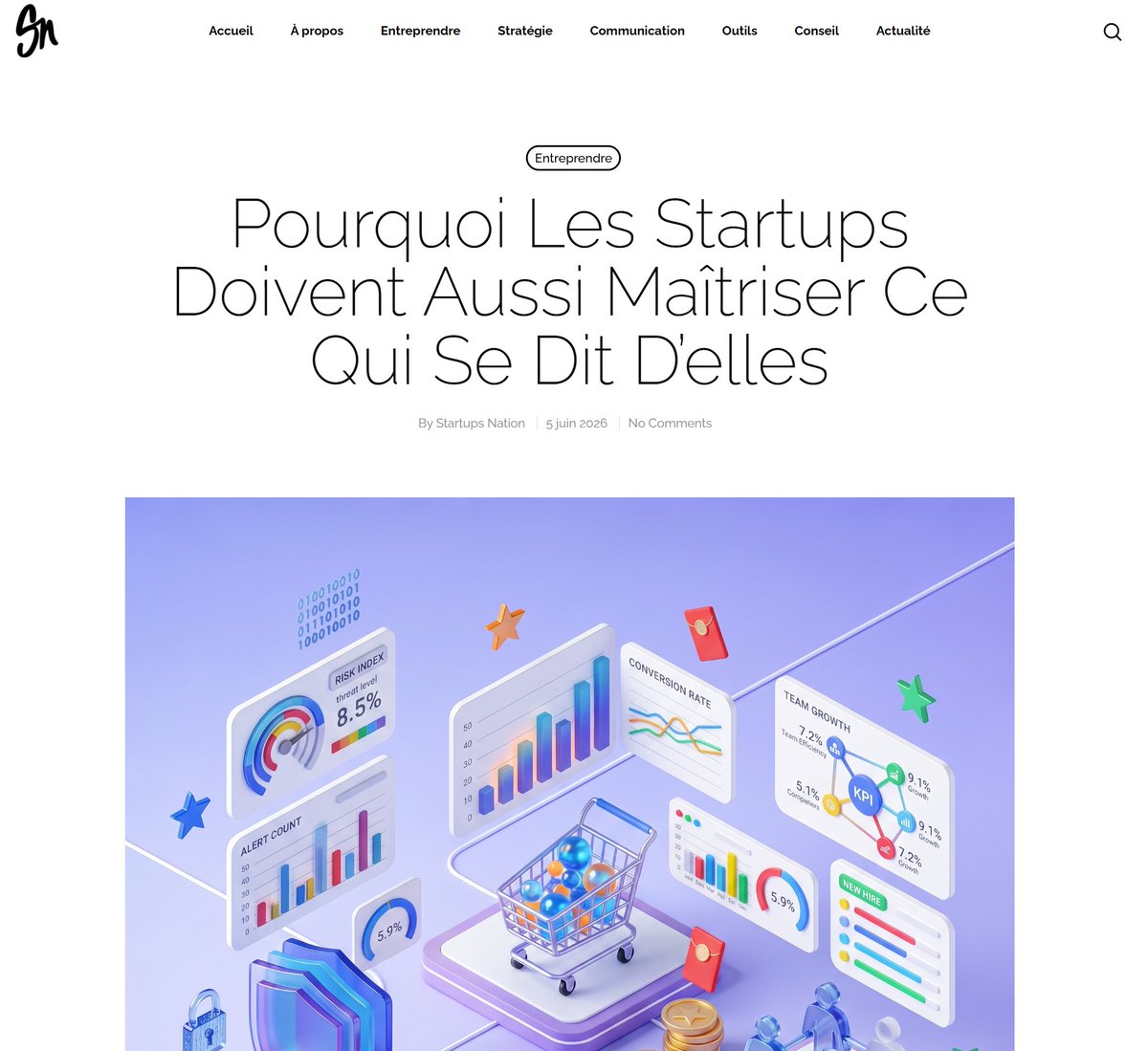 myDid_En's tweet photo. 🤔 L'importance de la réputation numérique dans l'univers des start-up ?

Petit article qui parle du sujet sur Startups Nation !

🚀 On revient sur un sujet souvent sous-estimé par les jeunes entreprises : la maîtrise de leur réputation numérique.

🎯 Quand on lance une startup, on pense toujours produit, croissance, financement, acquisition, et c'est complètement normal. Mais ce qui se dit en ligne n'est pas à négliger, ça peut avoir un impact direct sur la confiance, la visibilité et le développement de l'entreprise.

😉 Chez myDid c'est exactement ce qu'on vous propose : vous permettre de comprendre votre environnement numérique, de détecter les signaux faibles et de protéger votre réputation grâce à l'IA.

Merci à Startups Nation pour cette mise en lumière d'un enjeu stratégique pour les entreprises de demain !

👉 Vous voulez lire l'article complet ? C'est juste ici : https://t.co/74WB29l0sh