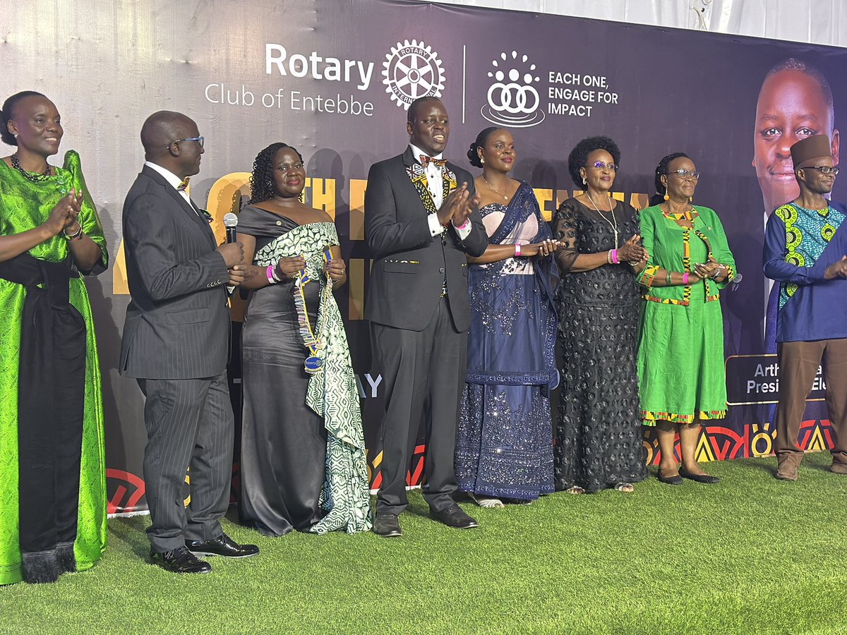 DesirePati's tweet photo. A truly memorable day as we witnessed the Presidential Installation of @arthur_byara marking the beginning of a new chapter of leadership, service, and impact.

The occasion was made even more special as we celebrated 40 years of the @RCEntebbe unwavering commitment to Service Above Self. For four decades, the club has transformed lives, strengthened communities, and inspired positive change through countless service projects and humanitarian initiatives.

Congratulations to President Rtn. Arthur on your installation. May your year be filled with purpose, innovation, fellowship, and meaningful service.

Happy 40th Anniversary to my club Rotary Club of Entebbe! Here’s to celebrating a rich legacy and continuing to create lasting impact for generations to come.

#Rotary #RotaryClubOfEntebbe #ServiceAboveSelf #PeopleOfAction #RotaryDistrict9213 #Leadership #CommunityService #40YearsOfService #PresidentialInstallation #RotaryImpact @AKasingye @Ochieng1908 @RCEntebbe @Auther