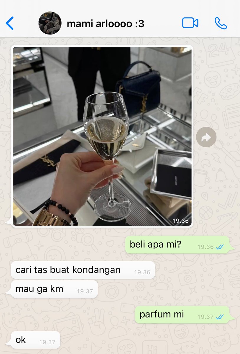 LINKEDINSILVEN's tweet photo. dewtee au, versi daily chat mami arlo dan gab si calon mantu tercinta :V https://t.co/MOo9nnKczO