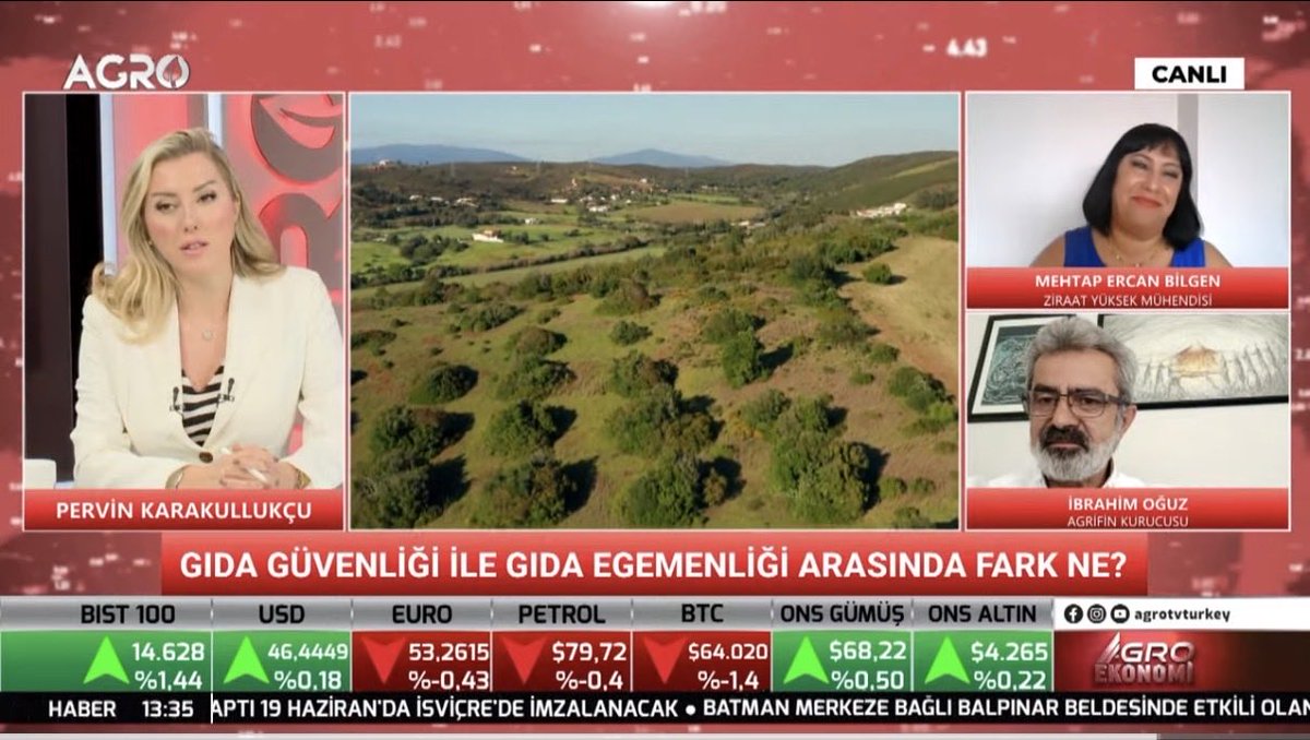 MehtapErcan13's tweet photo. 8 Haziran 2026 tarihinde Pervin  Karakullukçu tarafından sunulan ve Agro TV'de yayınlanan Agro Ekonomi programına katılarak uzman görüşlerimizi paylaştık. 
https://t.co/rlczXBv5nB https://t.co/CSQ13pmnWp