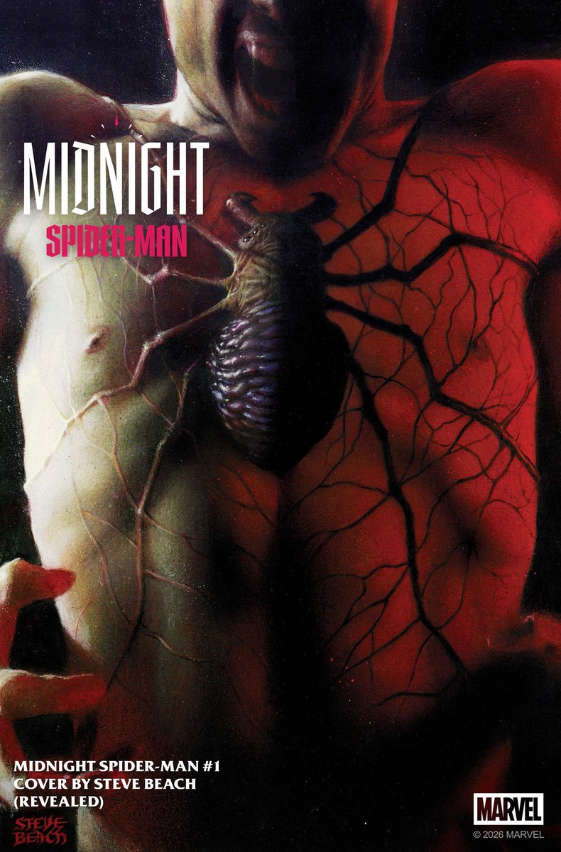 ECTrailers's tweet photo. Primera mirada a las portadas de ‘MIDNIGHT FANTASTIC FOUR’ de Benjamin Percy &amp; Kev Walker, y ‘MIDNIGHT SPIDER-MAN’ de Phillip Kennedy Johnson &amp; ScieTronc. 

La línea ‘MIDNIGHT’ se estrena este octubre y se centrará en una visión de terror de personajes icónicos de Marvel. https://t.co/mvGMybrp36