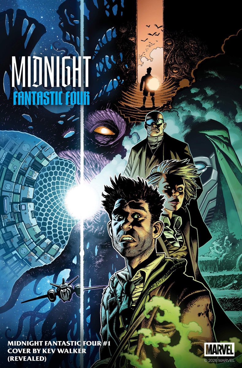 ECTrailers's tweet photo. Primera mirada a las portadas de ‘MIDNIGHT FANTASTIC FOUR’ de Benjamin Percy &amp; Kev Walker, y ‘MIDNIGHT SPIDER-MAN’ de Phillip Kennedy Johnson &amp; ScieTronc. 

La línea ‘MIDNIGHT’ se estrena este octubre y se centrará en una visión de terror de personajes icónicos de Marvel. https://t.co/mvGMybrp36