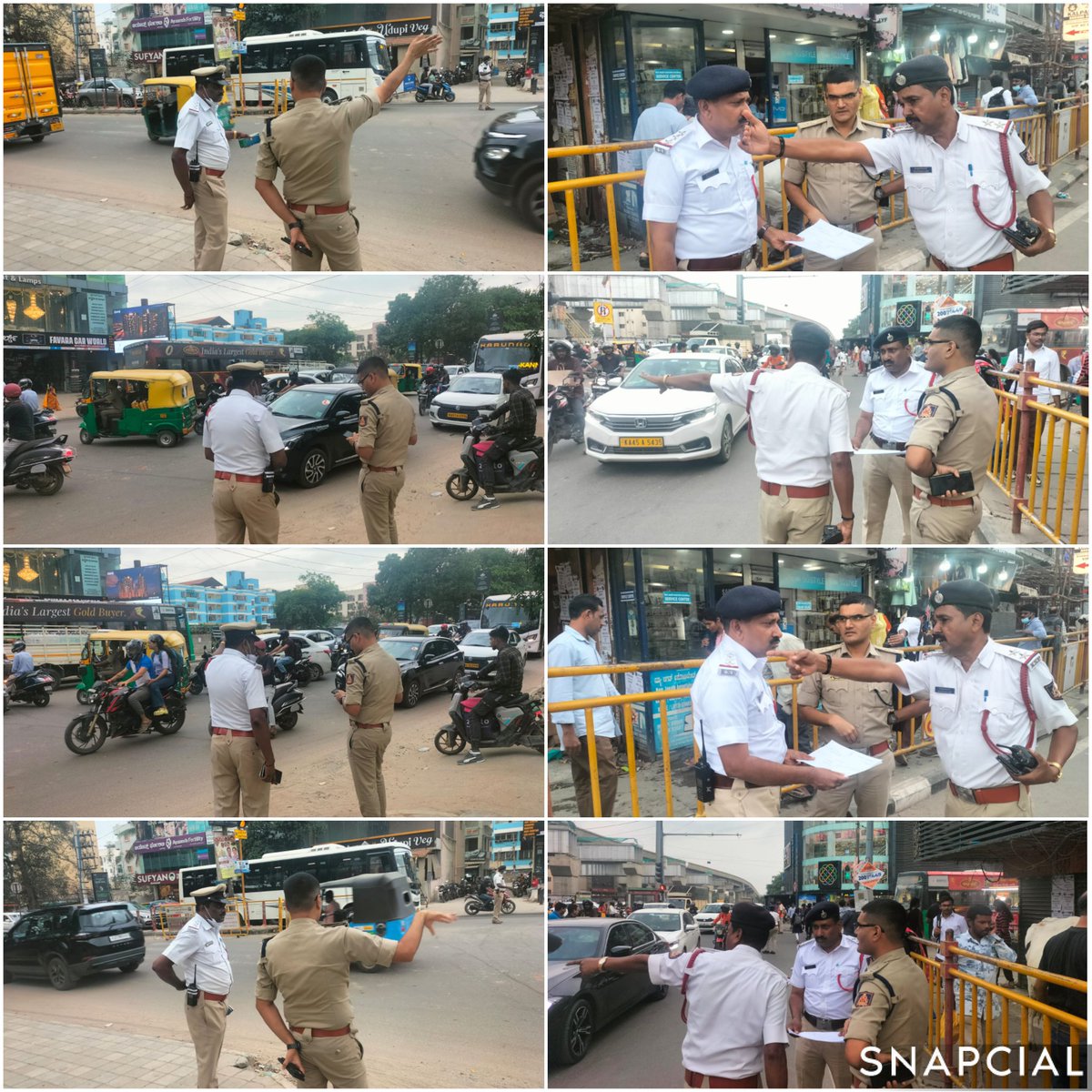 DCPTrEastBCP's tweet photo. ಈ ದಿನ ಪೀಕ್ ಅವರ್ ನಲ್ಲಿ @wftrps  ಮತ್ತು @halairporttrfps ಠಾಣಾ ವ್ಯಾಪ್ತಿಯ ವಿಬ್ ಗಯಾರ್ ಜಂಕ್ಷನ್ ಹಾಗೂ ಮಾರತ್ತಹಳ್ಳಿ ಬ್ರಿಡ್ಜ್ ಜಂಕ್ಷನ್ ಗೆ ಠಾಣಾಧಿಕಾರಿಯವರೊಂದಿಗೆ ಭೇಟಿ ನೀಡಿ ಪರಿಶೀಲಿಸಿ ವಾಹನಗಳ ಸುಗಮ ಸಂಚಾರ ಸಂಬಂಧ ಕೈಗೊಂಡಿರುವ ಮತ್ತು ಕೈಗೊಳ್ಳಬೇಕಾಗಿರುವ ಕ್ರಮಗಳ ಬಗ್ಗೆ ಚರ್ಚಿಸಿ, ವಾಹನ ದಟ್ಟಣೆ ಉಂಟಾಗದಂತೆ ಸೂಕ್ತ ಕ್ರಮ ವಹಿಸಲು ಸೂಚಿಸಲಾಯಿತು.
