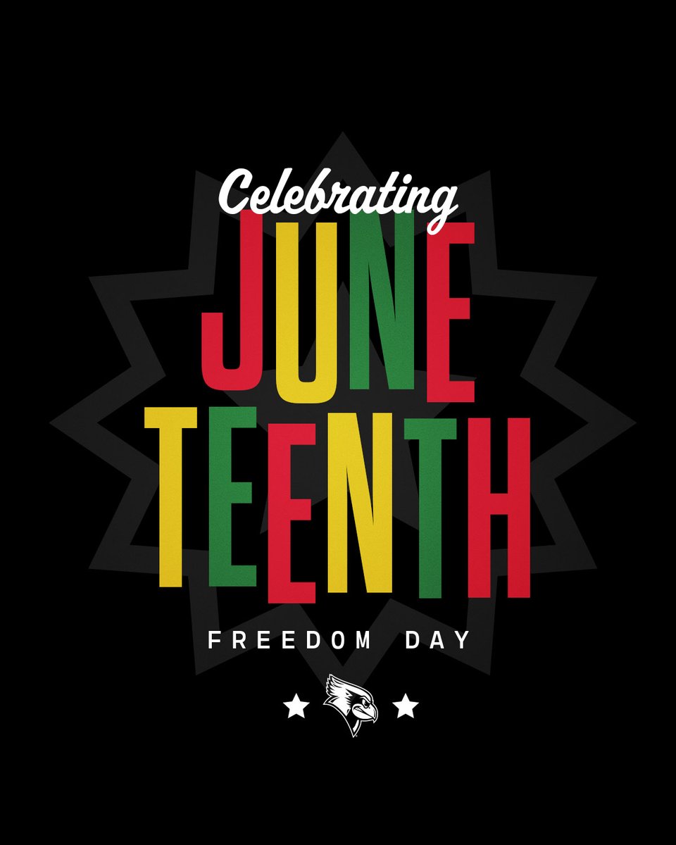 ISURedbirds's tweet photo. On this day in 1865, more than two years after the Emancipation Proclamation, Major General Gordon Granger arrived in Galveston, Texas to declare that all enslaved people were free.

Illinois State Athletics is proud to celebrate freedom on Juneteenth! https://t.co/HJbGBDiXXw