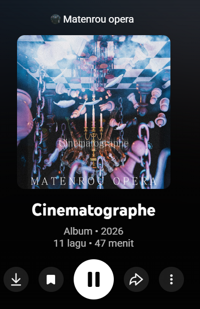 hareudangs's tweet photo. karena belum tidur, aku pengen mengulas cinematographe dengan kata-kataku yang gak jelas ini
(インドネシア語)

https://t.co/LGlRfHwmpu

#matenrouopera #摩天楼オペラ https://t.co/SsSQB4y1mS