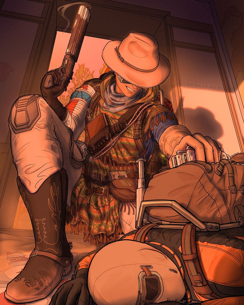 ardezemer's tweet photo. 🌵 Valente The Gunslinger
#arcraiders #fanart #art #cowboy #western #embarkstudios https://t.co/ysmyqHQNZz