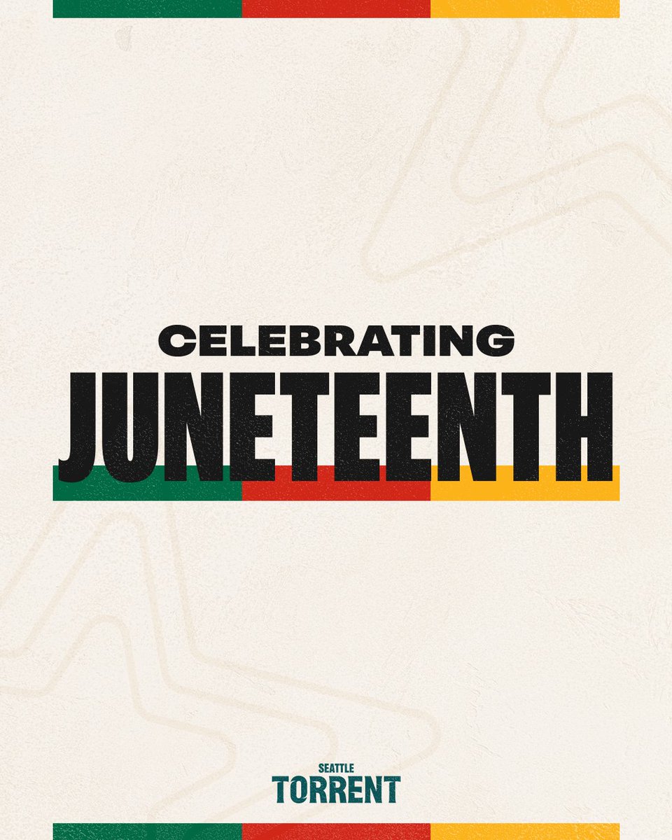 PWHL__Seattle's tweet photo. We honor Juneteenth and celebrate the generations of Black athletes, leaders, creators and changemakers whose resilience, achievements and impact continue to shape our future. https://t.co/6Ogg9K4px5
