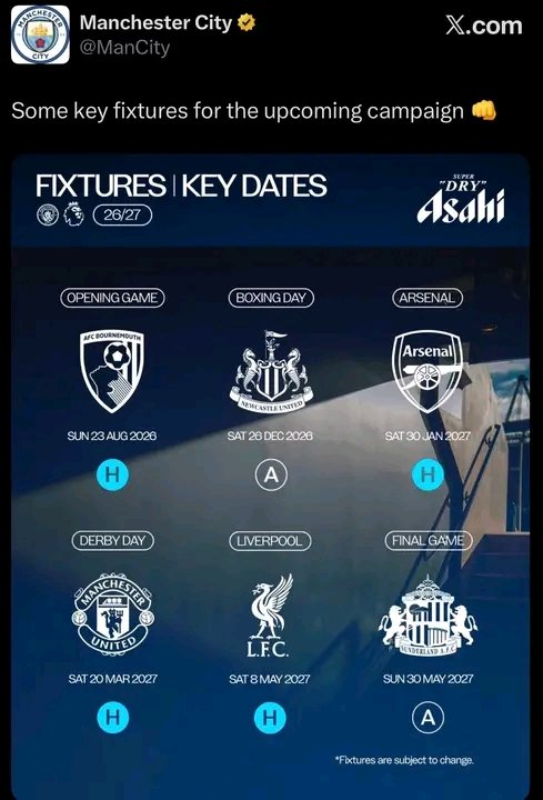 heisinyene's tweet photo. All the club admins dey post “key fixtures for next season” and dem no add Chelsea there😭😭🤣

@ChelseaFC @chelseahandler https://t.co/HvvPGxqZat