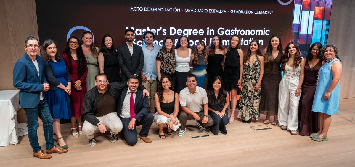 wearegoe's tweet photo. ✨ Every ending opens the door to a new beginning 🎓 Today, we celebrate the graduation of the students from the Master’s Degree in Food Fermentation and the Master’s Degree in Gastronomic Sciences at #GOe 💛 Congratulations to all our graduates @bculinary @MUnibertsitatea https://t.co/v58imIZTWV