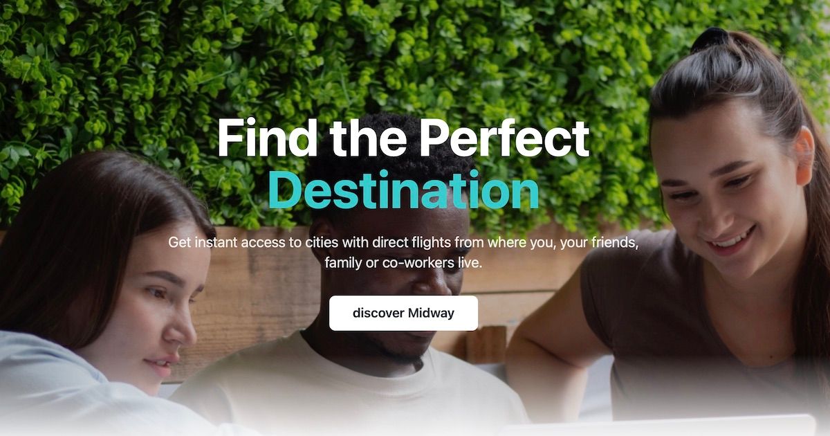 JustLaunchedFYI's tweet photo. Today on JustLaunched: Midway helps groups find meet-up destinations with direct flights from multiple cities, and Plug Your Build gets your indie project into a permanent, searchable directory. Browse today’s fresh launches: https://t.co/q79wEfFGMu #newlaunch #buildinpublic https://t.co/EZvLaBigXj