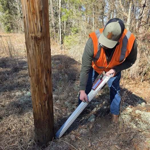 McCallThomasEng's tweet photo. Internal decay and structural weaknesses aren't always visible from the surface. Our pole testing services use advance technology to accurately evaluate the internal condition of wooden utility poles. 

Let us help you make informed maintenance decisions. https://t.co/TrgF7qOb6r https://t.co/Uf2bFzsEuI