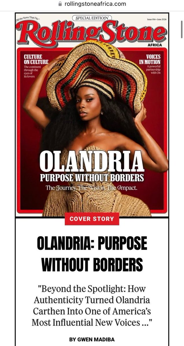 jbvancarthen's tweet photo. ROLLING STONE AFRICA BTCHES!!!! BOW DOWN TO THE MF QUEEN! https://t.co/48ybK4MsIr