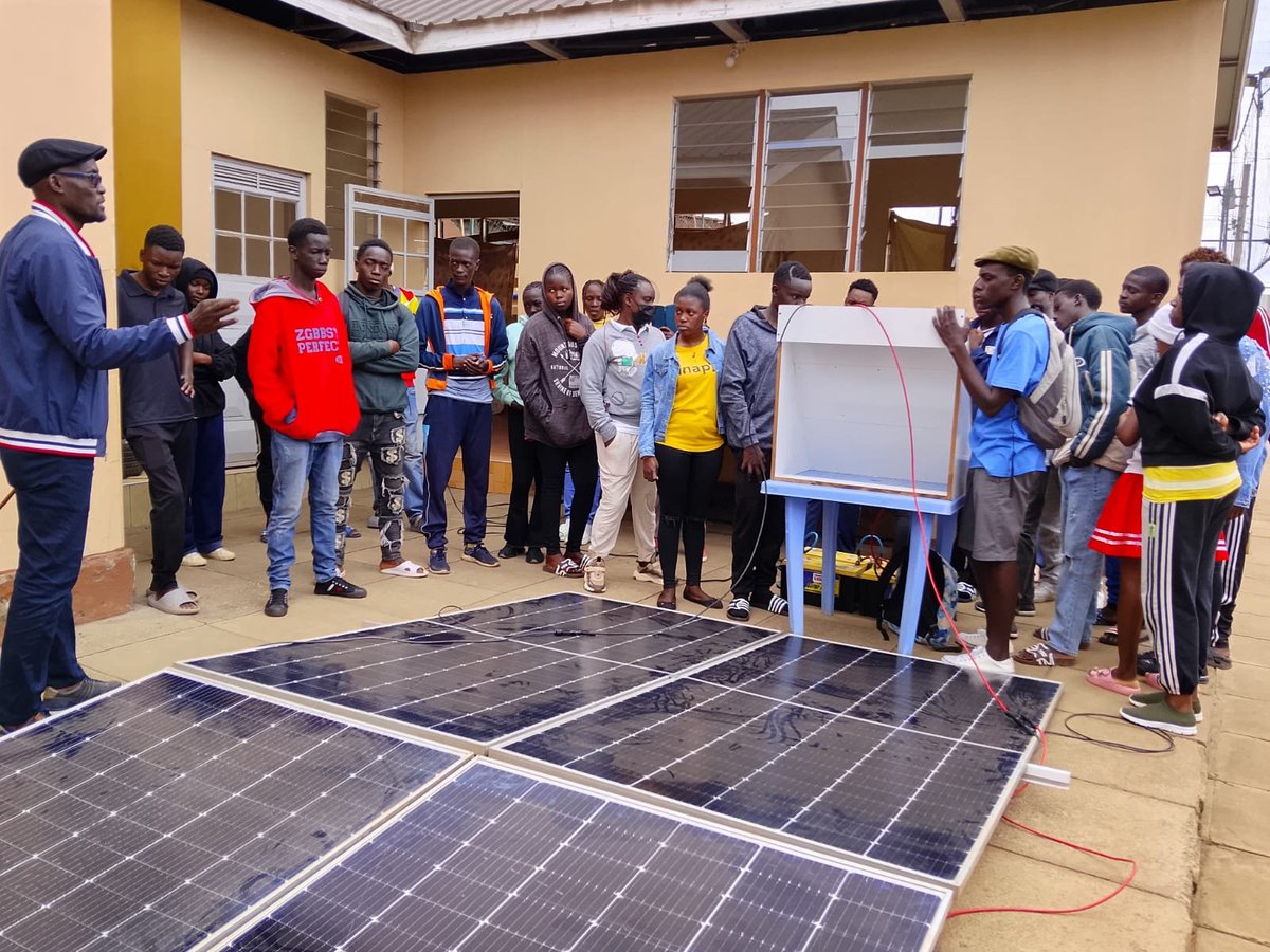 AmplifyhopeAfr's tweet photo. Congratulations to all participants for their commitment, growth, and successful completion of the ADESKILLS Kenya Experiential Solar Installation Workshop!

#SolarTraining #RenewableEnergy #SolarPV #YouthEmpowerment #SkillsDevelopment #GreenJobs #CleanEnergy #ADESKILLSKenya https://t.co/T3944PgrVY
