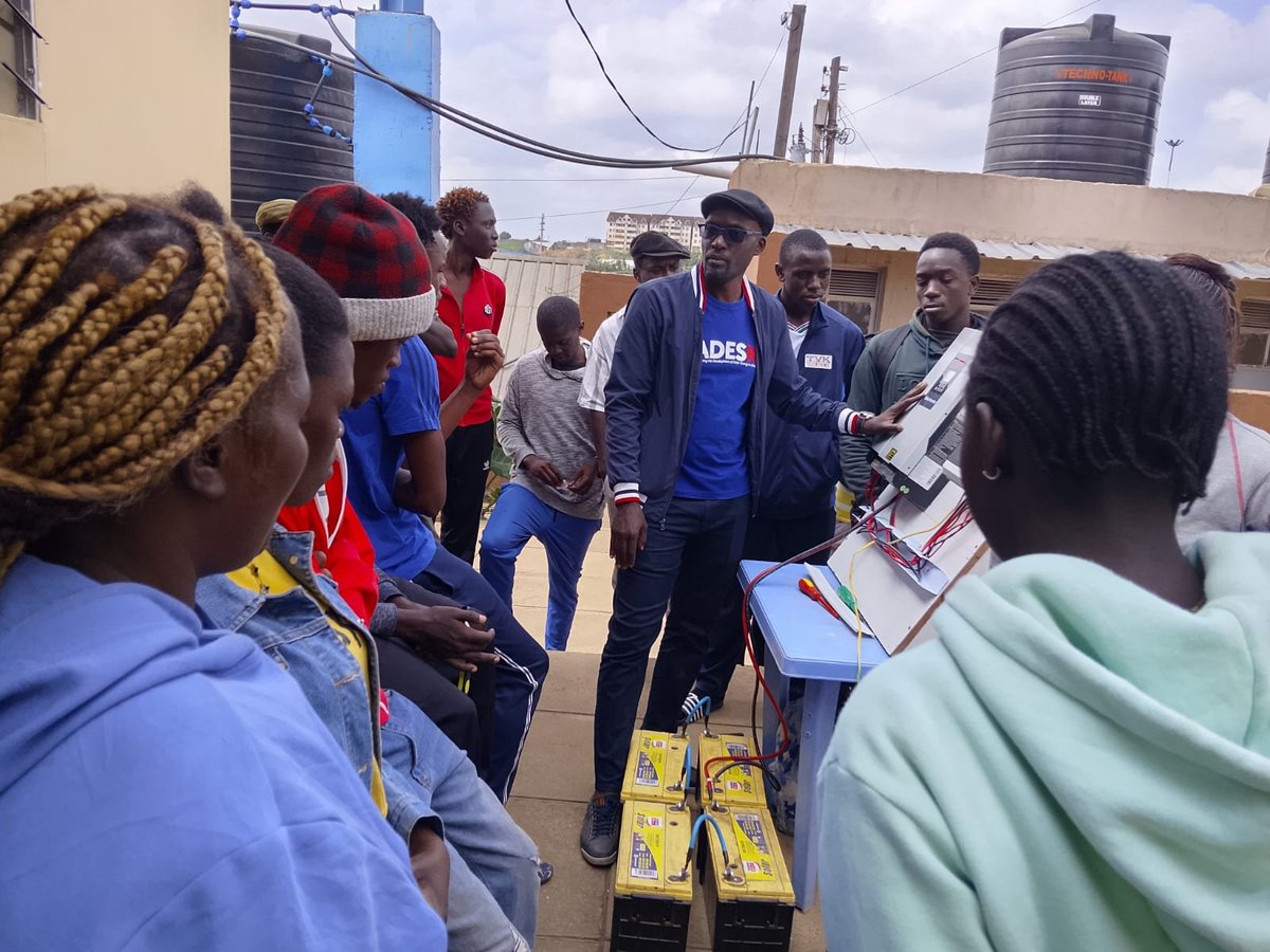 AmplifyhopeAfr's tweet photo. Congratulations to all participants for their commitment, growth, and successful completion of the ADESKILLS Kenya Experiential Solar Installation Workshop!

#SolarTraining #RenewableEnergy #SolarPV #YouthEmpowerment #SkillsDevelopment #GreenJobs #CleanEnergy #ADESKILLSKenya https://t.co/T3944PgrVY