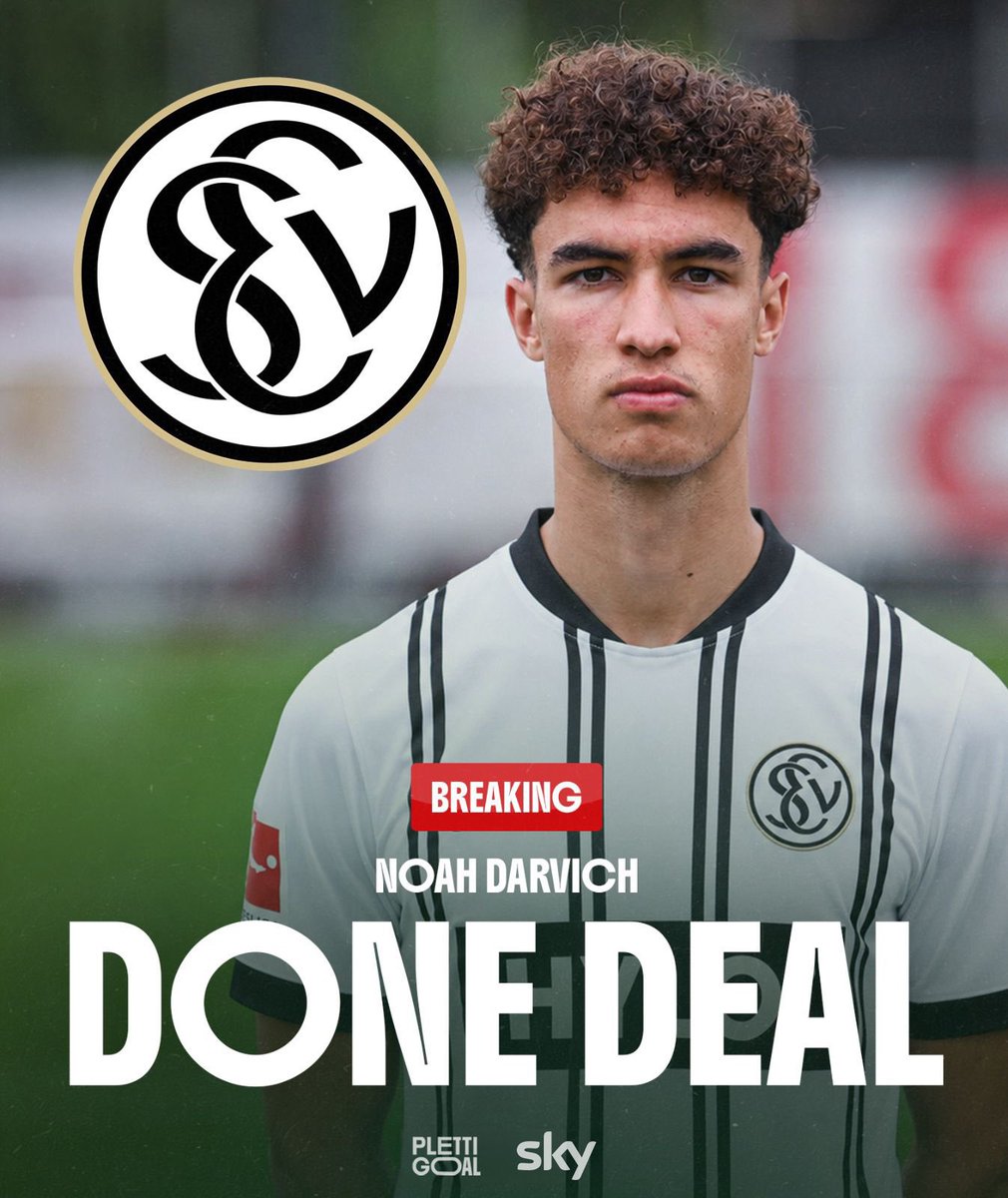 Plettigoal's tweet photo. 🚨💥 Noah Darvich to SV Elversberg - DONE DEAL ✔️

Full agreement reached with VfB Stuttgart. Loan deal without an option to buy for the 19 y/o talent. Medical and signing scheduled for next week. 

@_dennisbayer @SkySportDE 🇩🇪 https://t.co/8F8geIp0zz