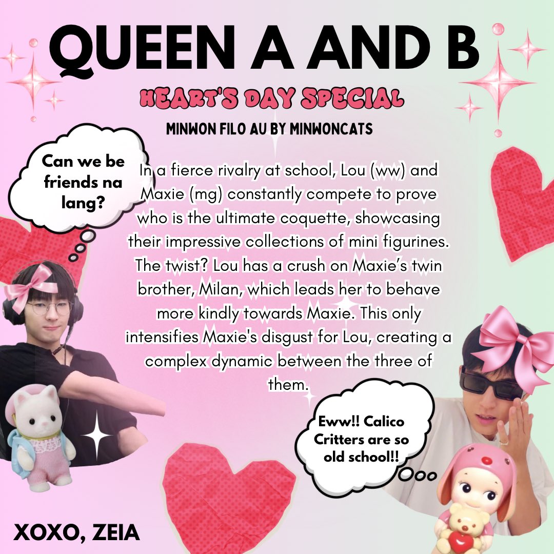 minwoncats's tweet photo. 🎀 | a #minwon / #wongyu filo au 
where in dalawa sila ang bbg 🎀 
meet lou (ww) and maxie (mg)

tags: twin!ww, twin!mg, mpreg, 
bp!mg, brat!mg, demure!ww, 
not canon bp!ww, no plot

read at your own risk ⚠️ 
— not advised for minors !!

link: https://t.co/QNoNkE1cjx https://t.co/q33ROUYylg