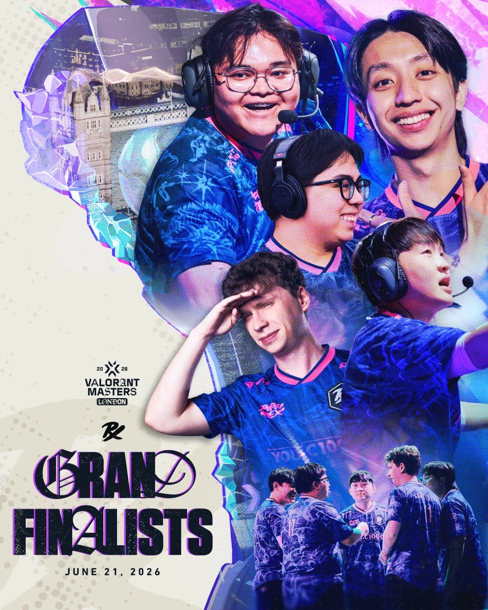 ValorantEsports's tweet photo. THREE STRAIGHT #VALORANTMasters EVENTS IN A ROW!

@pprxteam is headed to the Grand Finals! https://t.co/WjB6SHkz4n