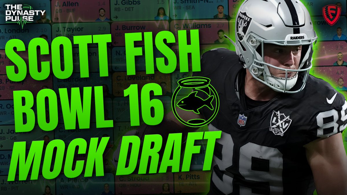 FSANHQ's tweet photo. The Dynasty Pulse drops tomorrow morning at 7:30am CST: 

SFB16 Mock Draft Forward Look. Full strategy session + live mock with Jamie Perog to get you ready for Scott Fish Bowl 16.

With bigz, @FFCanuck99, @Schu1tzy, @Chev90 &amp; @JamiePerog

Watch here → https://t.co/Lk1AWKCgXO https://t.co/QuXxh6wvoA