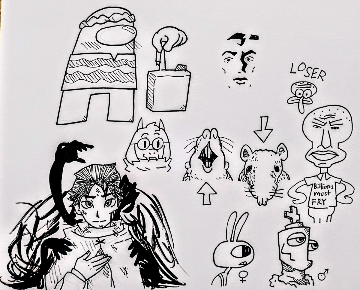 AjKorou_504's tweet photo. just doodles https://t.co/fUcVOOCiRO