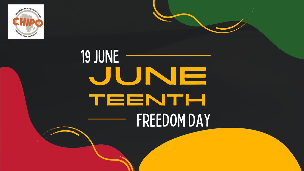 HepBUnited's tweet photo. Today, CHIPO celebrates #Juneteenth, a day to honor the strength and resilience of those who fought for #freedom. https://t.co/4CE8AXz8Cu