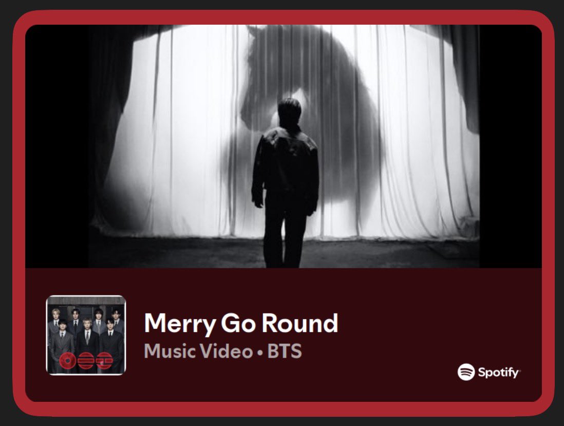 btsbrasil_on's tweet photo. O MV de ‘Merry Go Around’ foi oficialmente lançado, somente no Spotify! 🎠💜

Assistam:
🔗 https://t.co/C8rBnNtsyi https://t.co/6gyCmFnu9q
